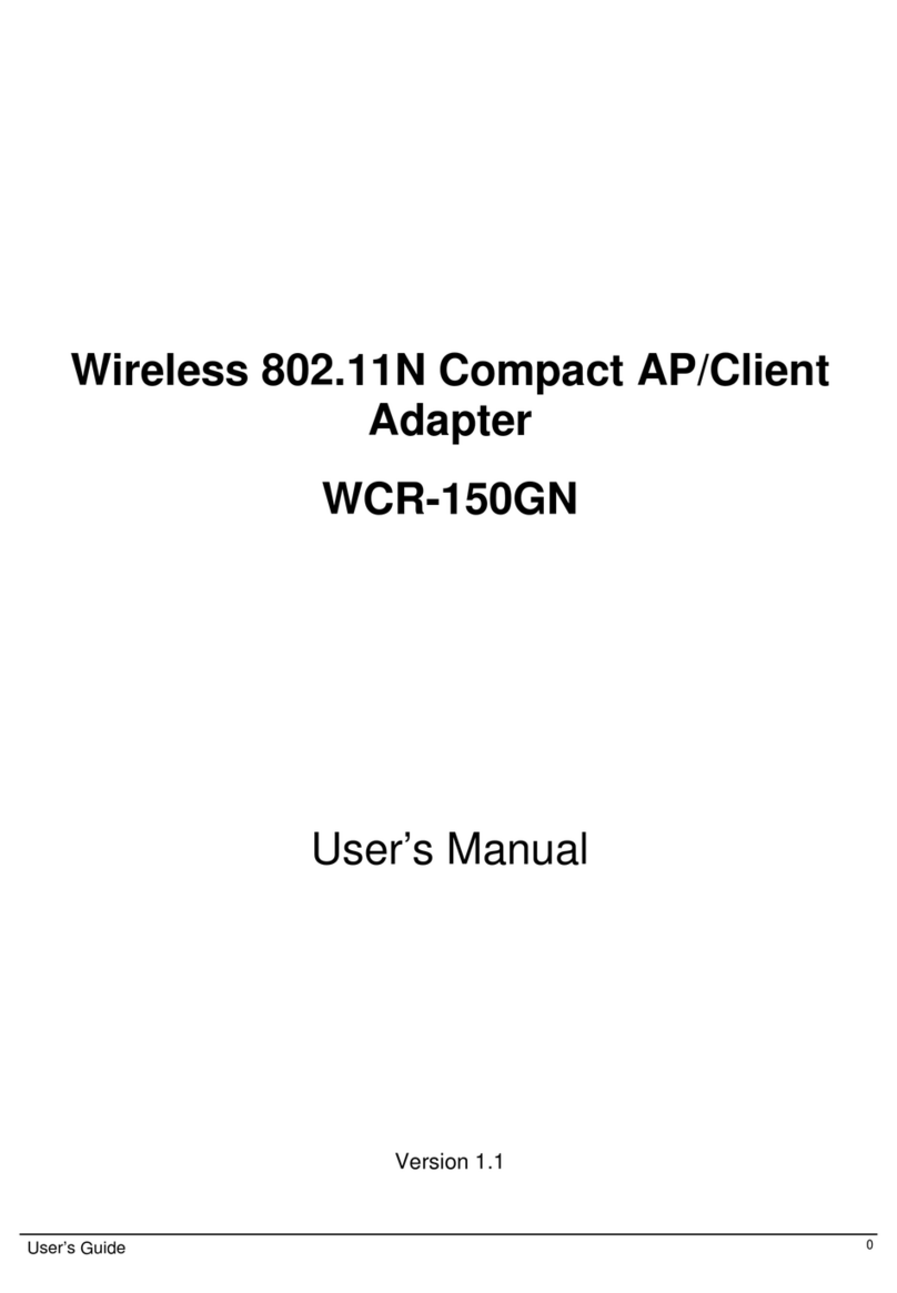 Sparklan WCR-150G user manual