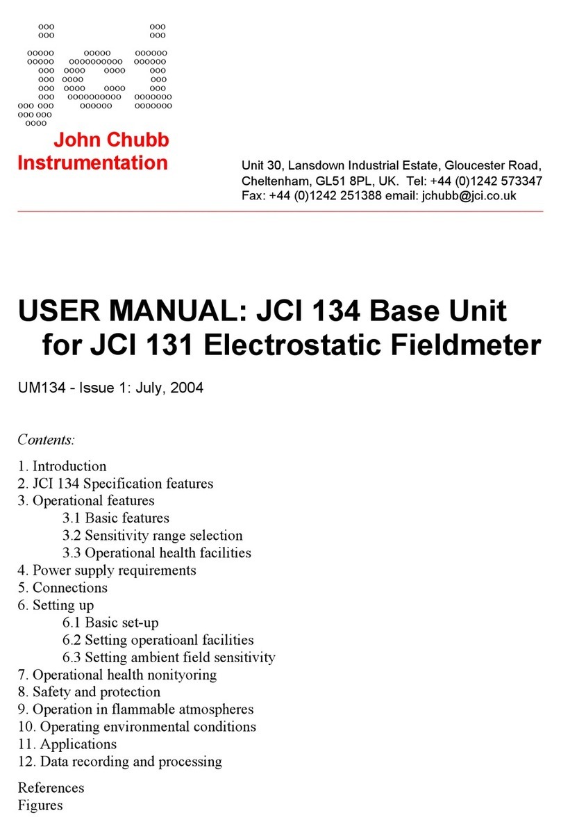 JCI 134 user manual