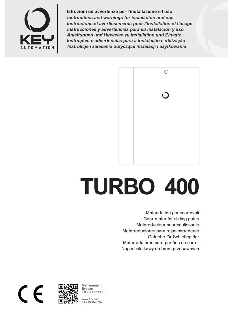 Keyautomation TURBO 400 Technical specifications