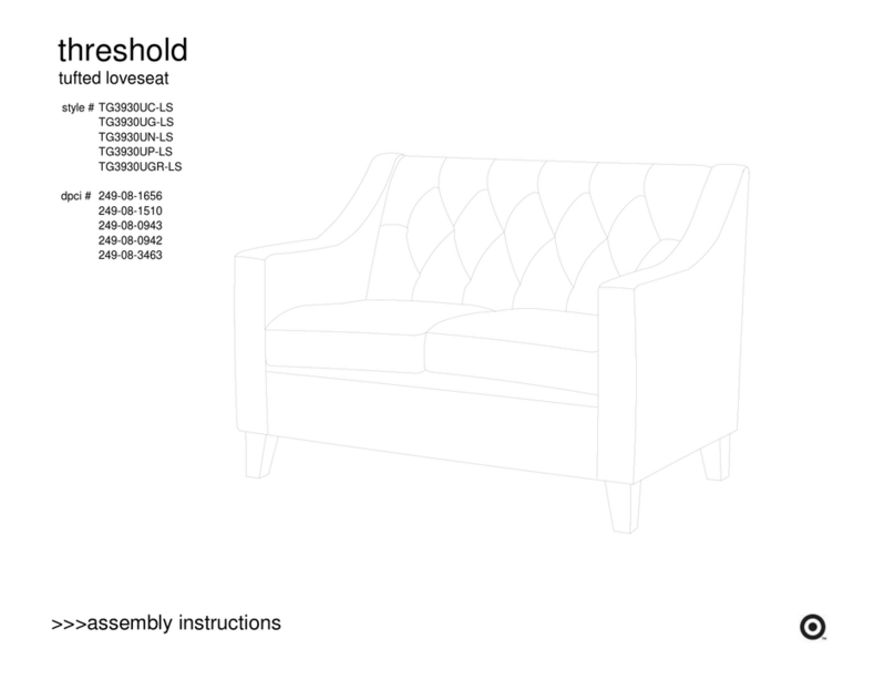 Threshold TG3930UC-LS Assembly instructions Threshold TG3930UC-LS Assembly instructions
