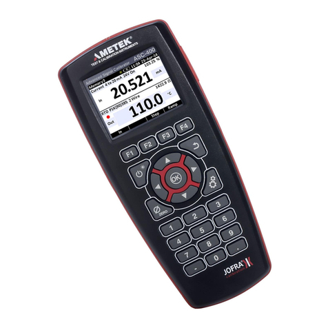 Ametek Jofra ASC-400 Adjustment manual