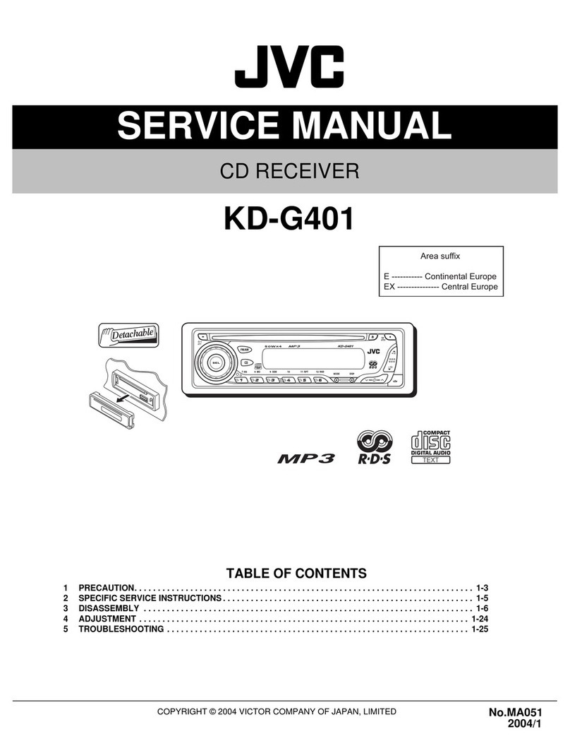 JVC KD-G401 User manual