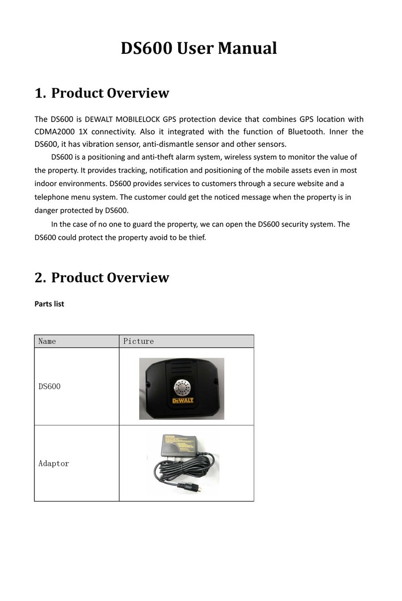 DeWalt DS600 User manual