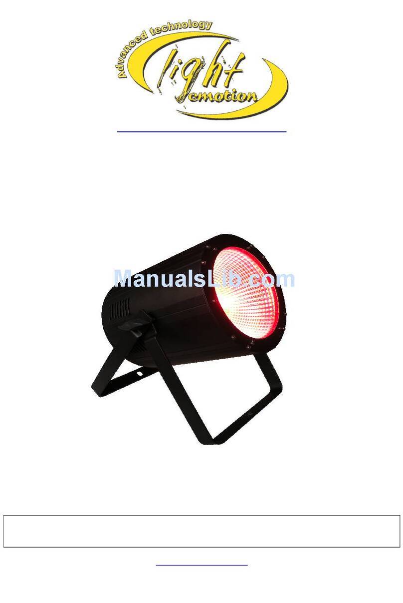 Light Emotion P64100RGB User instruction manual