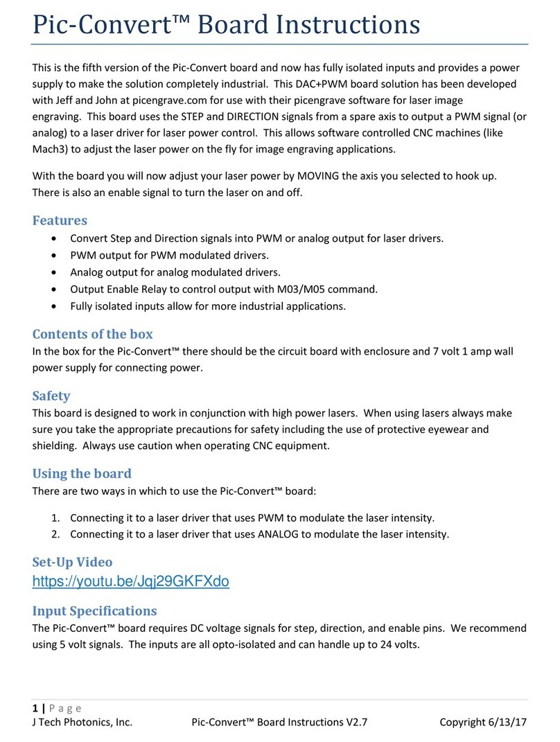 J Tech Photonics Pic-Convert User manual