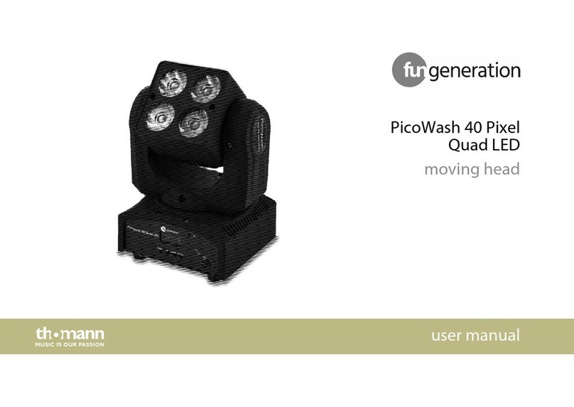 thomann PicoWash 40 Pixel Quad LED User manual thomann PicoWash 40 Pixel Quad LED User manual