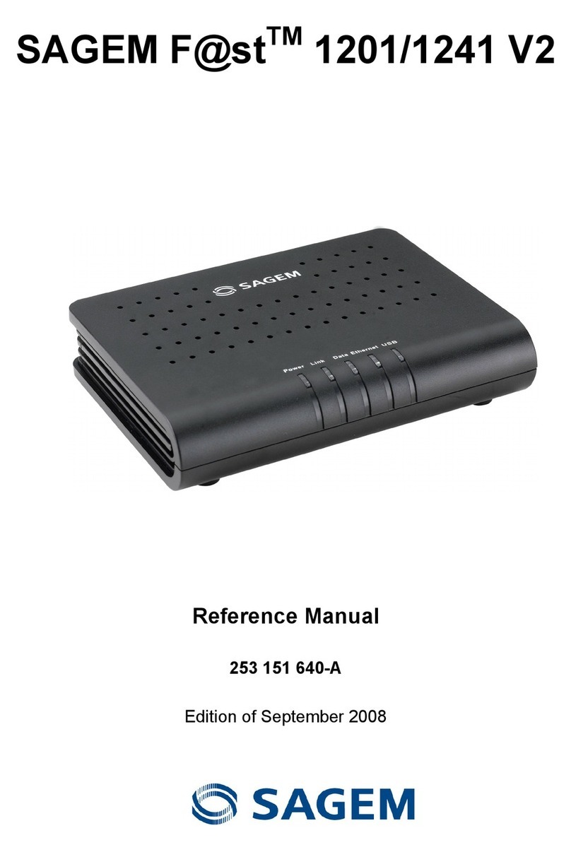 Sagem 1201 Reference manual