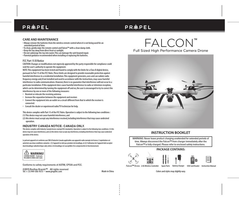 Propel RC FALCON User manual