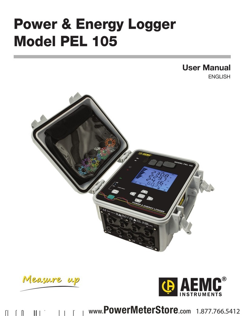 AEMC PEL 105 user manual