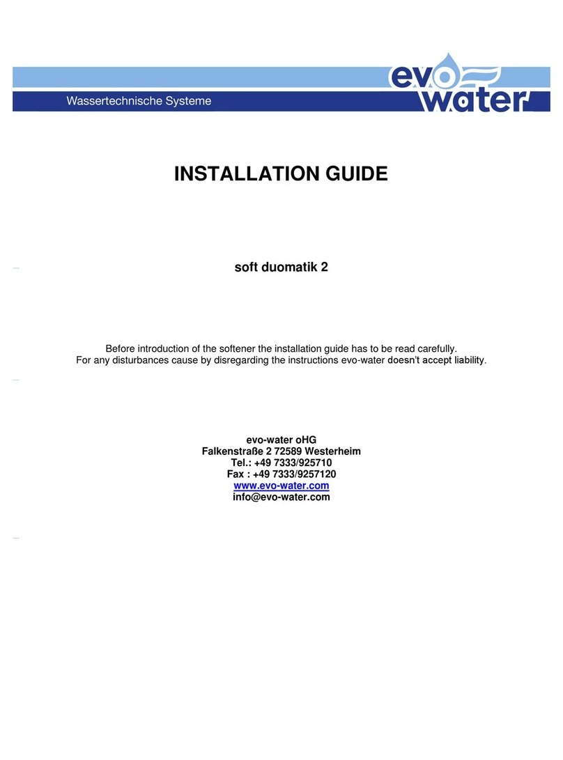 Evo-water soft duomatik 2 installation guide Evo-water soft duomatik 2 installation guide