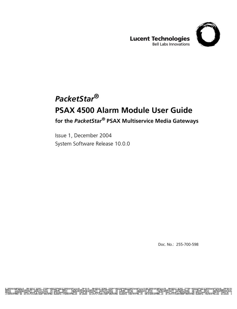Lucent Technologies PacketStar user guide