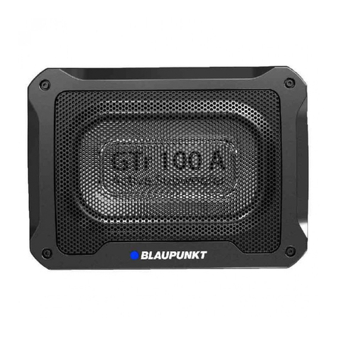 Blaupunkt GTr 100 A User manual