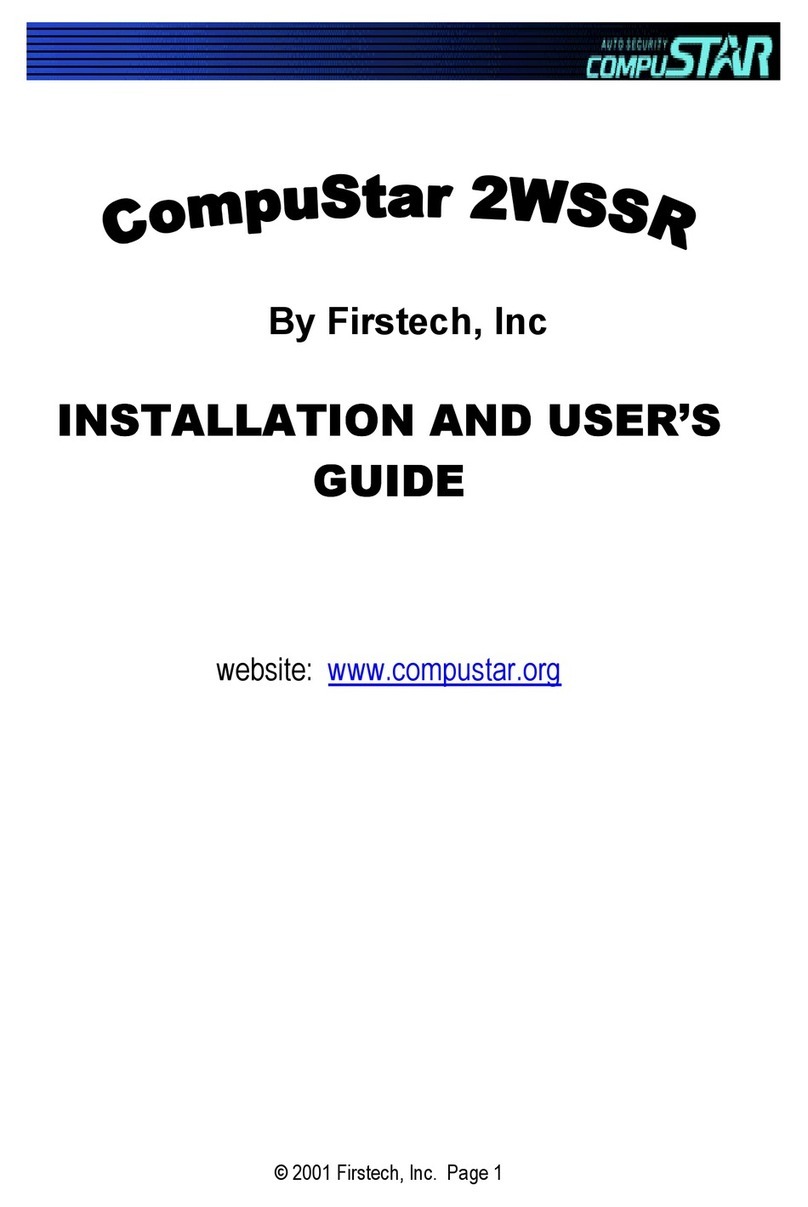 CompuSTAR 2WSSR Installation and user guide