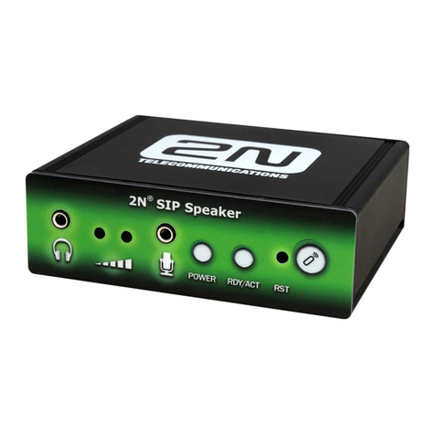 2N SIP SPEAKER Instruction sheet