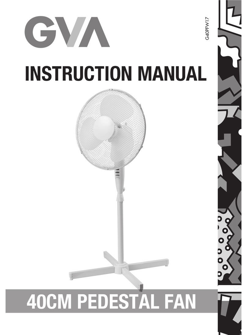 GVA G40PFW17 instruction manual