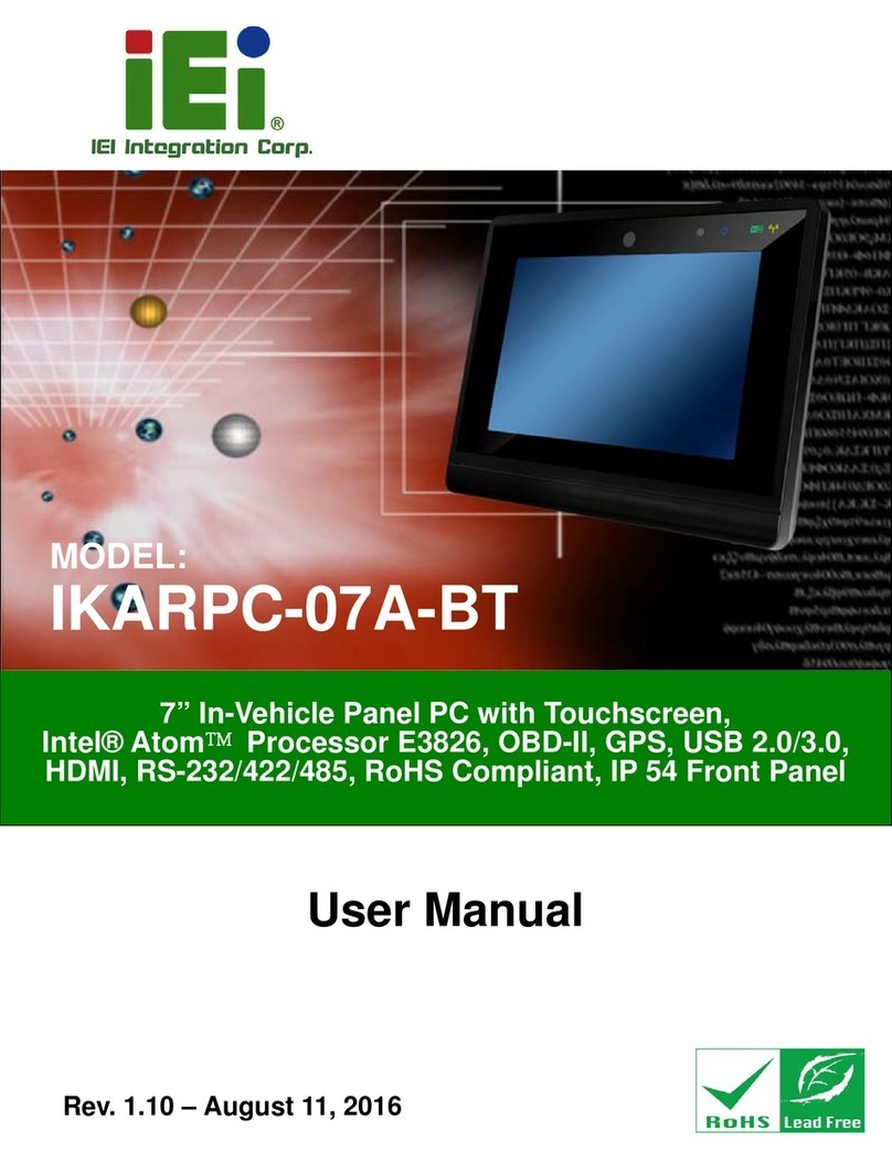 IEI Technology IKARPC-07A-BT user manual