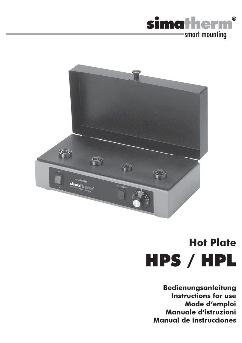 simatherm HPS Instructions for use