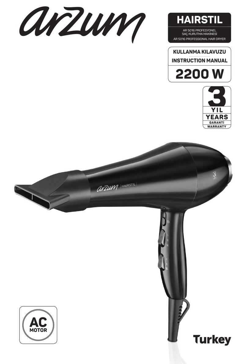 HAIRSTIL AR 5016 instruction manual