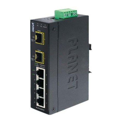 Planet IGS-620TF User manual Planet IGS-620TF User manual