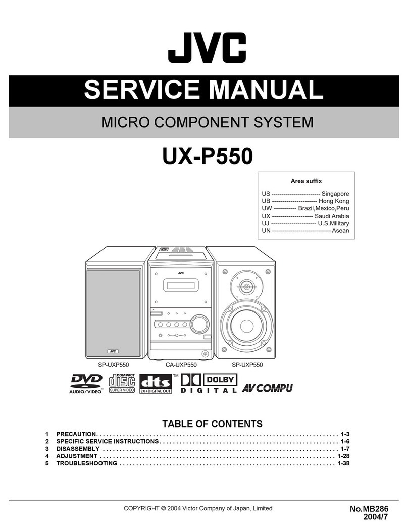 JVC UX-P550 User manual
