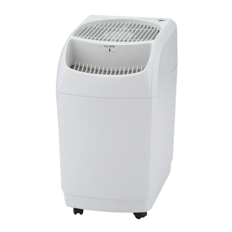 Aircare SS390DWHT Use and care guide