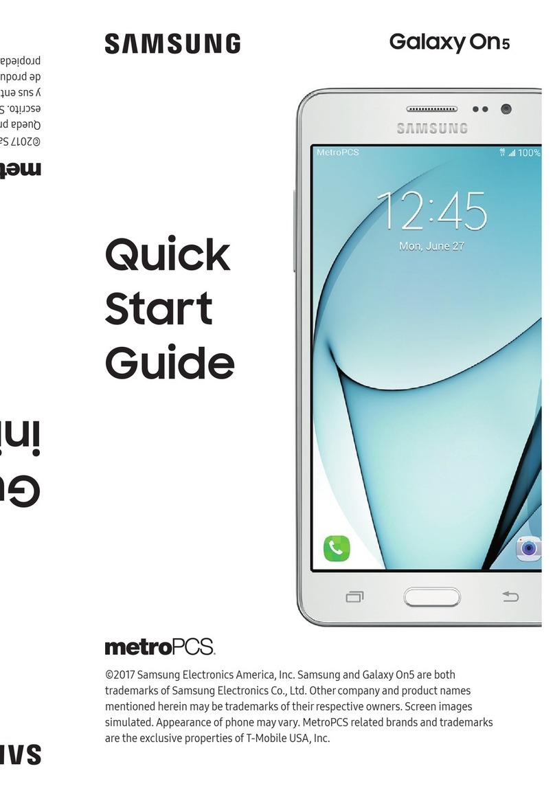Samsung GALAXY ON5 quick start guide