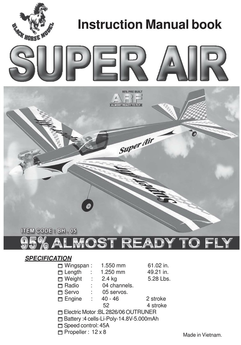 Black Horse Model SUPER AIR BH.05 instruction manual