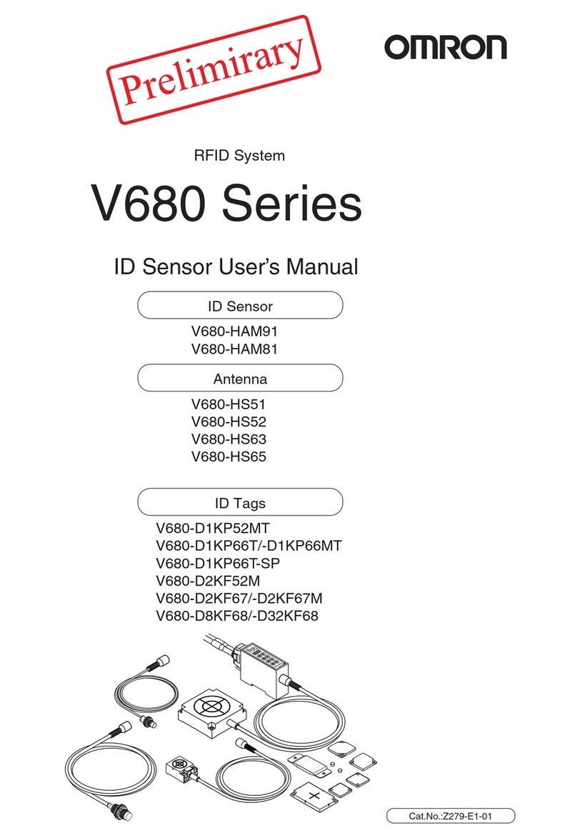 Omron V680-HAM91 User manual