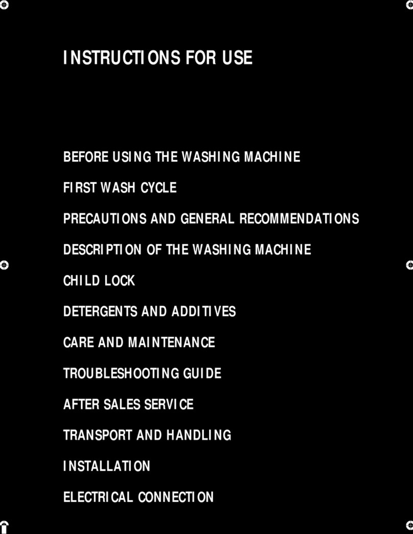 Whirlpool AWM 9100 GH User manual