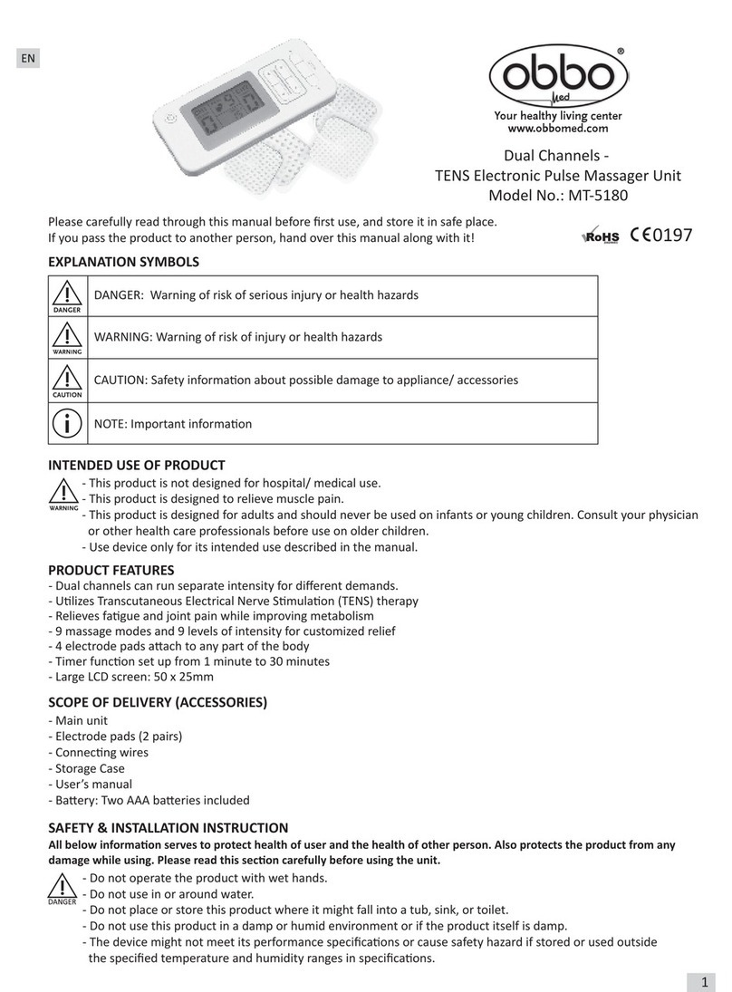 ObboMed MT-5180 manual