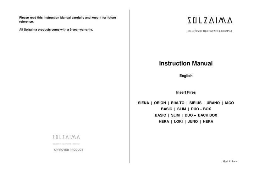 SOLZAIMA SIENA instruction manual