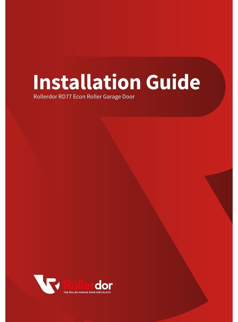 Rollerdor RD77 installation guide Rollerdor RD77 installation guide