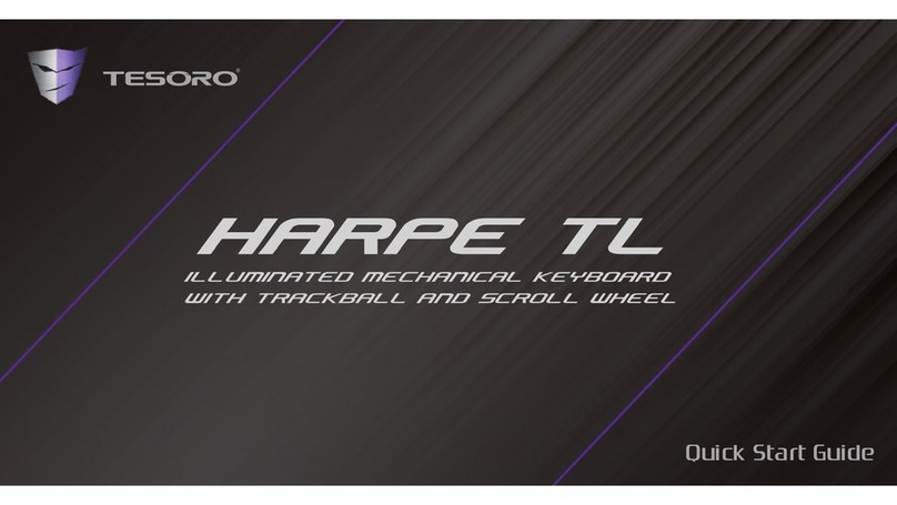 Tesoro HARPE TL User manual