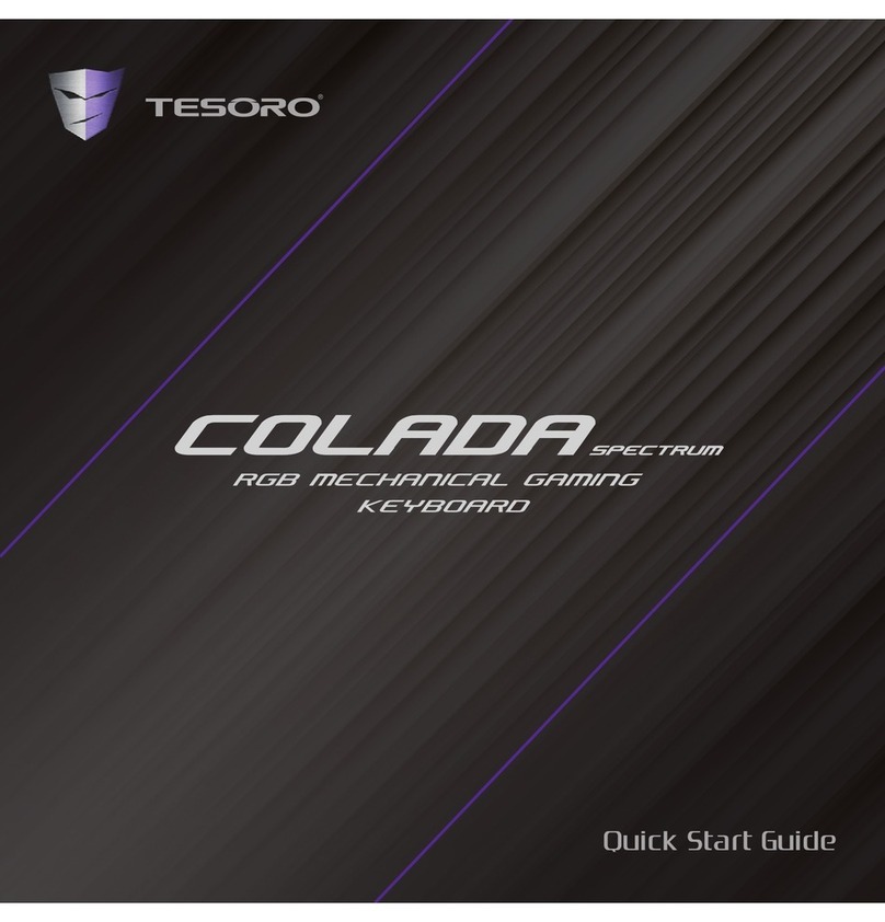 Tesoro COLADA Spectrum quick start guide