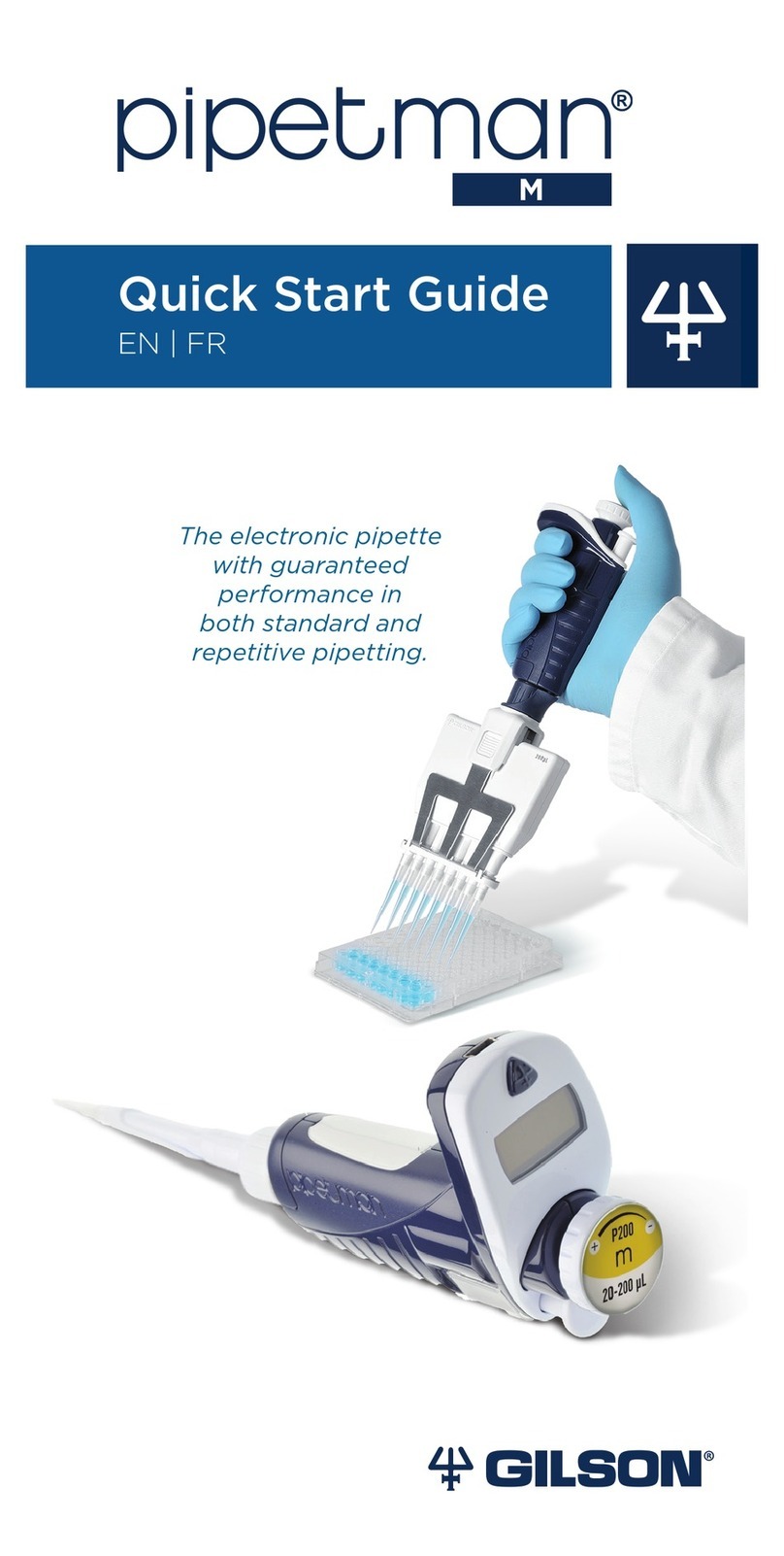 Gilson Pipetman M User manual