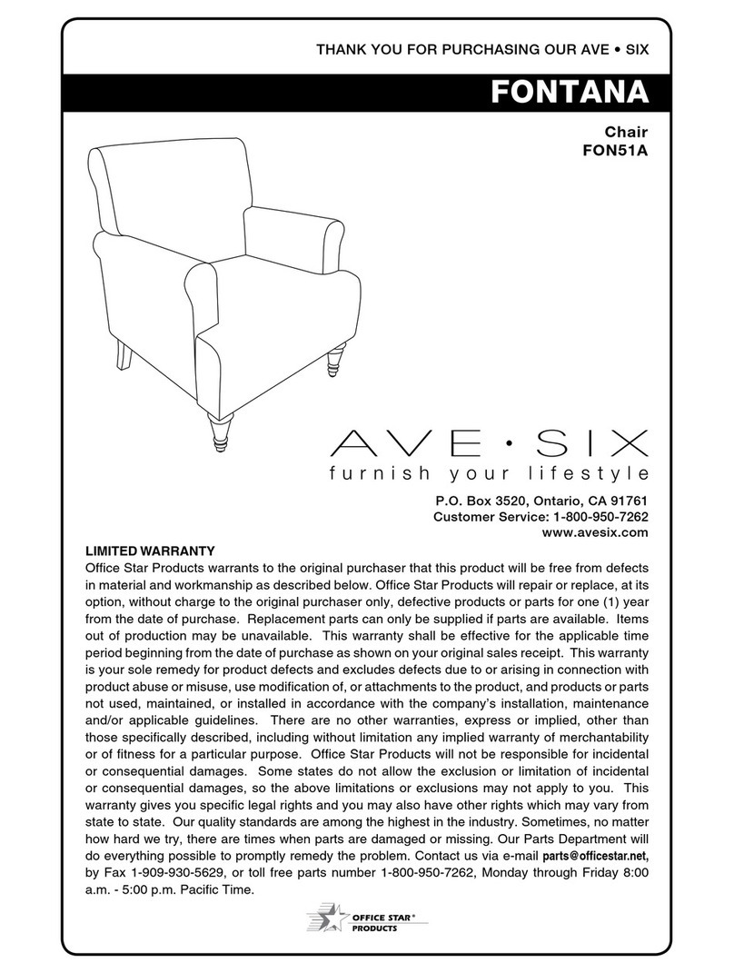 Ave Six FON51A Assembly instructions Ave Six FON51A Assembly instructions