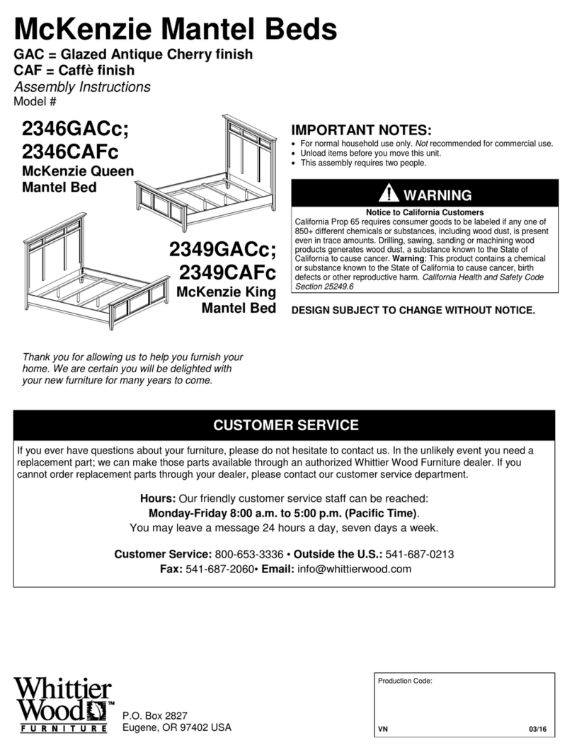 McKenzie Mantel Beds 2346GACc Assembly instructions