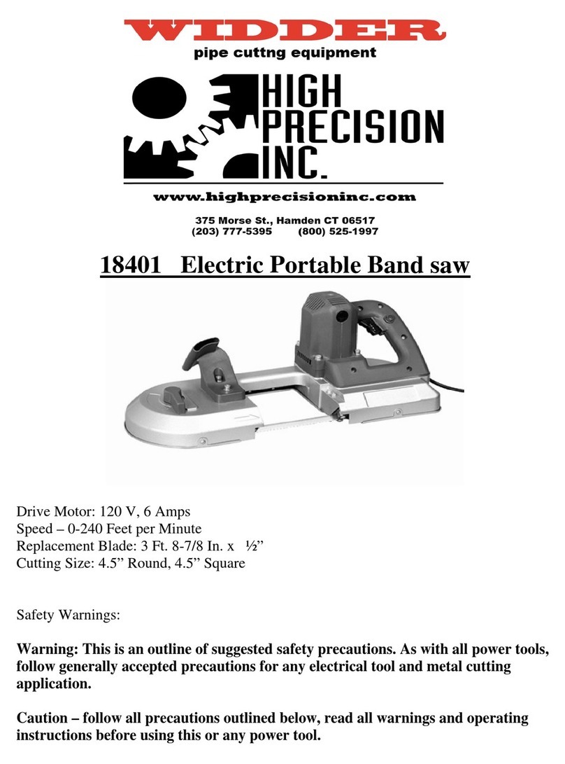 Widder 18401 operating instructions