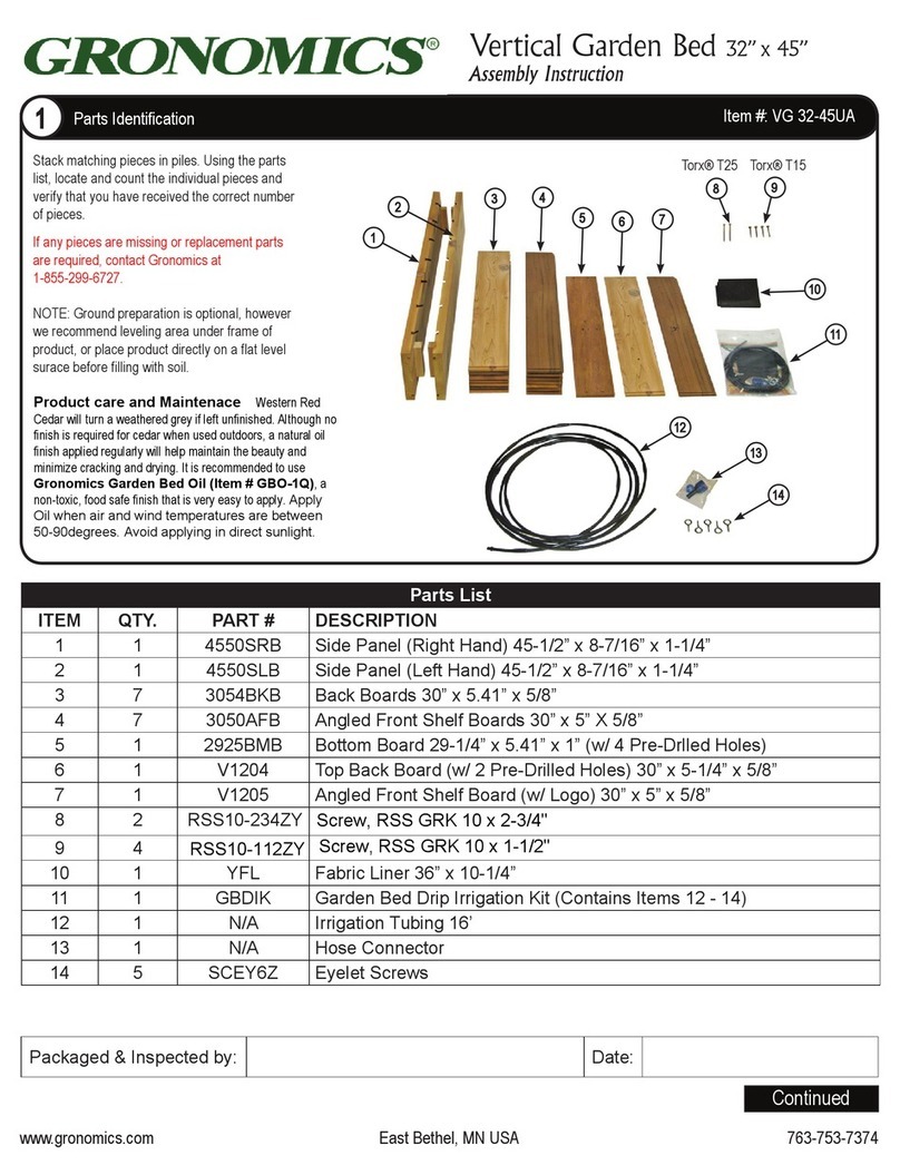 Gronomics VG 32-45UA Assembly instruction