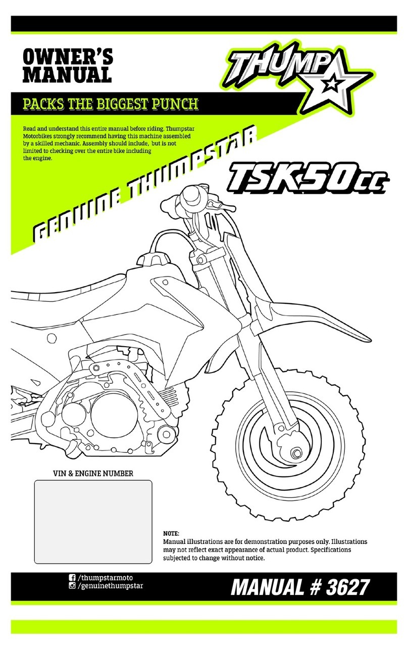 Thump TSK50cc owner's manual