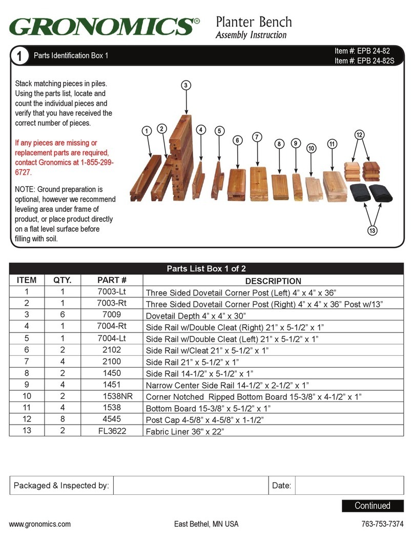 Gronomics EPB 24-82 User manual