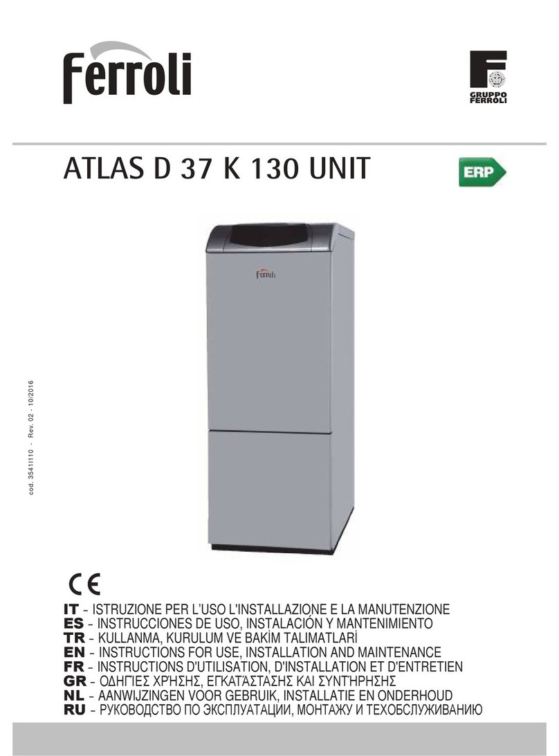 Ferroli ATLAS D 37 K 130 UNIT Troubleshooting guide Ferroli ATLAS D 37 K 130 UNIT Troubleshooting guide