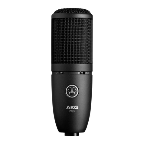 AKG P120 User manual