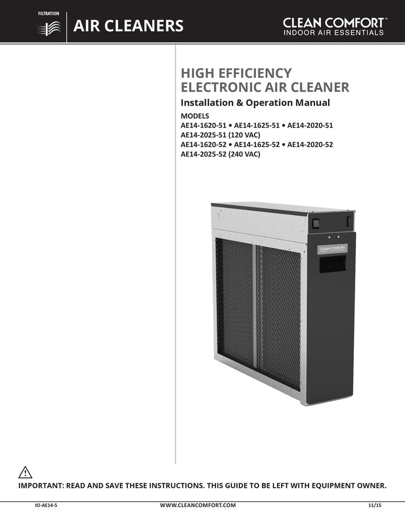 CLEAN COMFORT AE14-1620-51 User manual