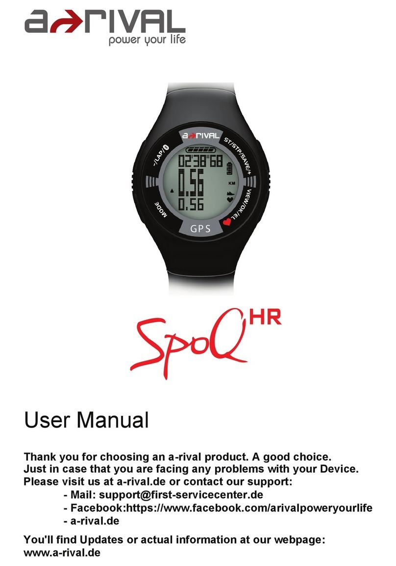 A-rival SpoQ HR user manual