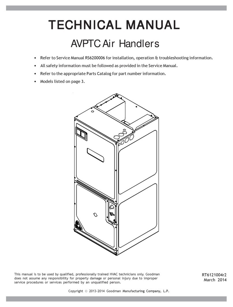 Goodman AVPTC24B14A User manual
