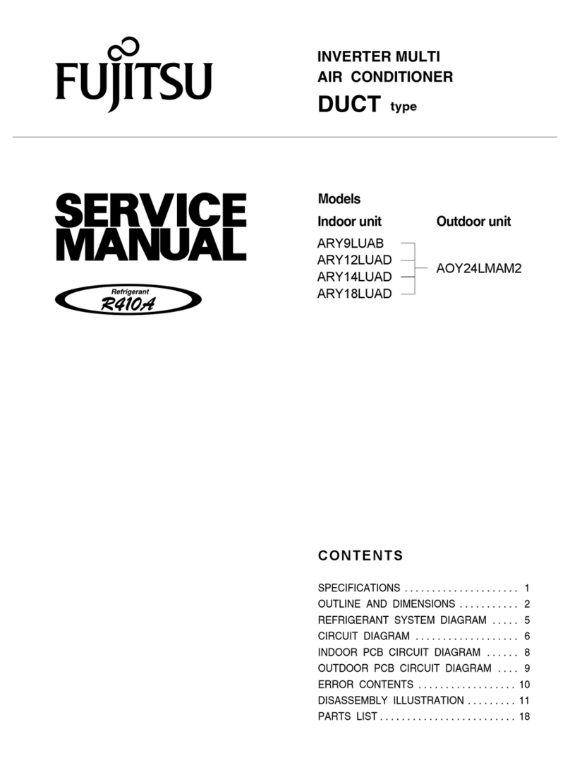 Fujitsu ARY9LUAB User manual