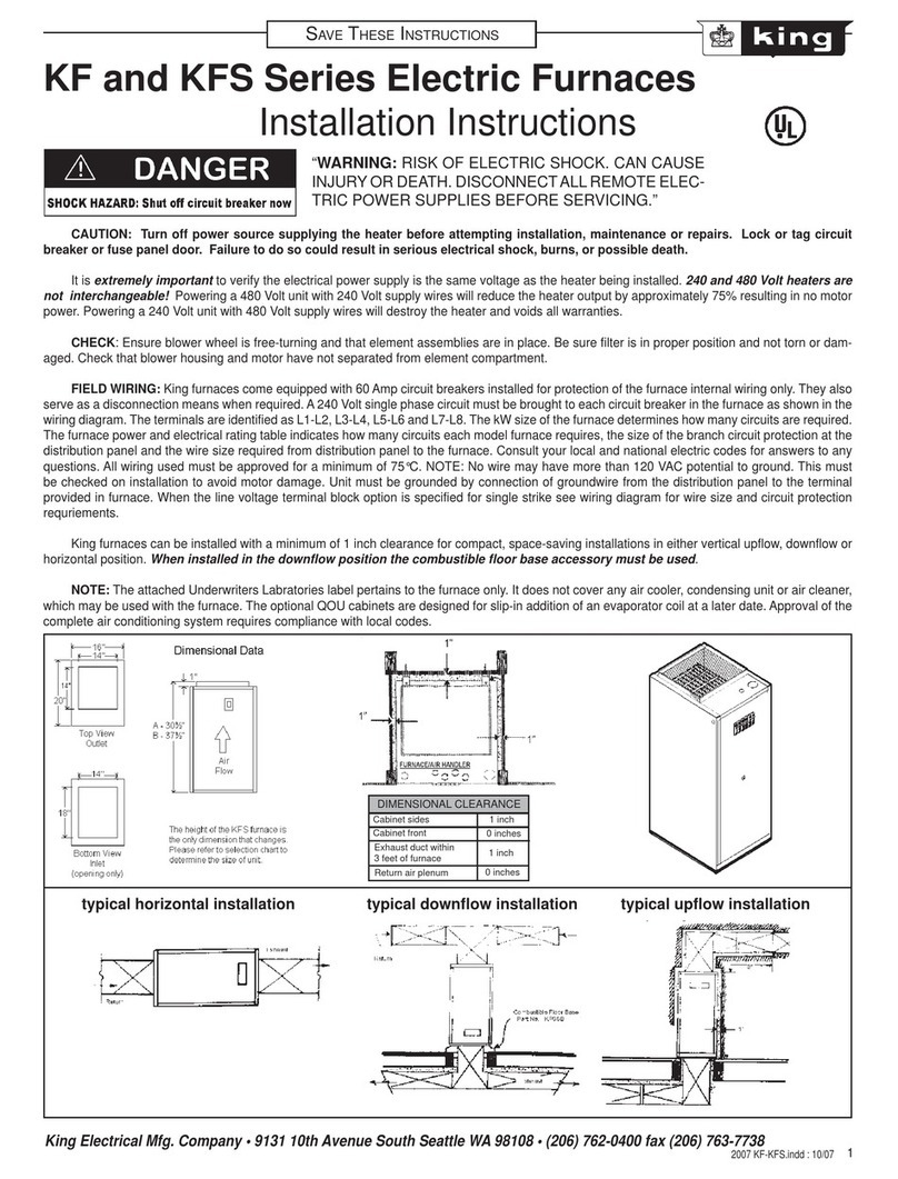 KING KFS2003-1 installation instructions KING KFS2003-1 installation instructions