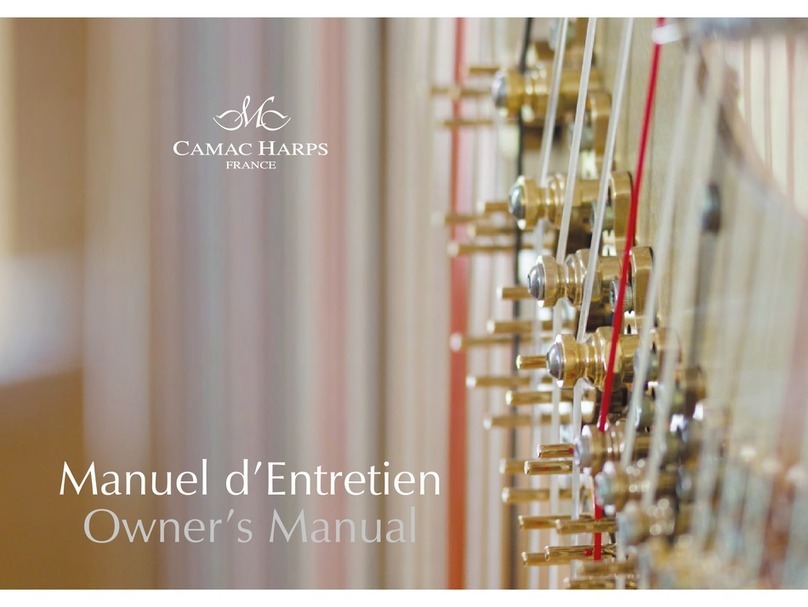 Camac Harps Camac pedal harp owner's manual