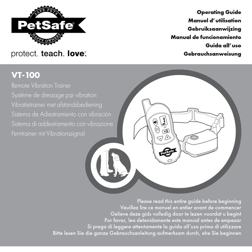 Petsafe VT-100 operating guide